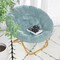 Flash Furniture Dusty AquaSoft Gold Faux Fur Folding Saucer Chair FV-FMC-025-DTAQ-SGD-GG - alternate 3